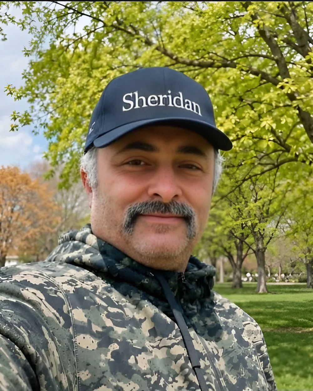 Matthew Nafisi, animation director and senior animator, in a cap outdoors